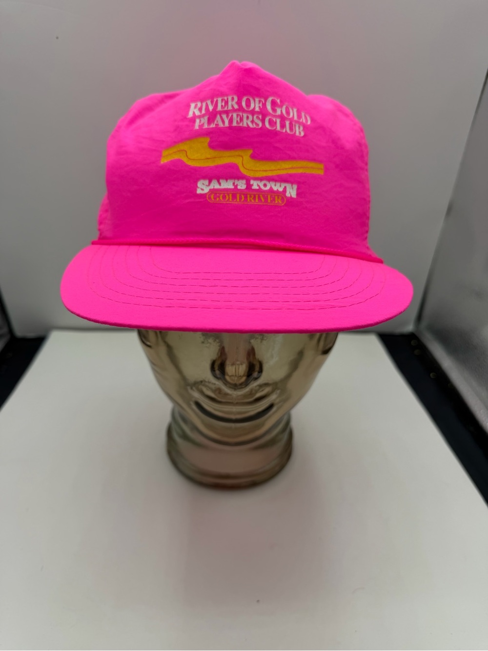Vintage Neon Pink Snapback Hat